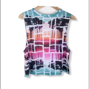 Decree Palm Trees Sleeveless top